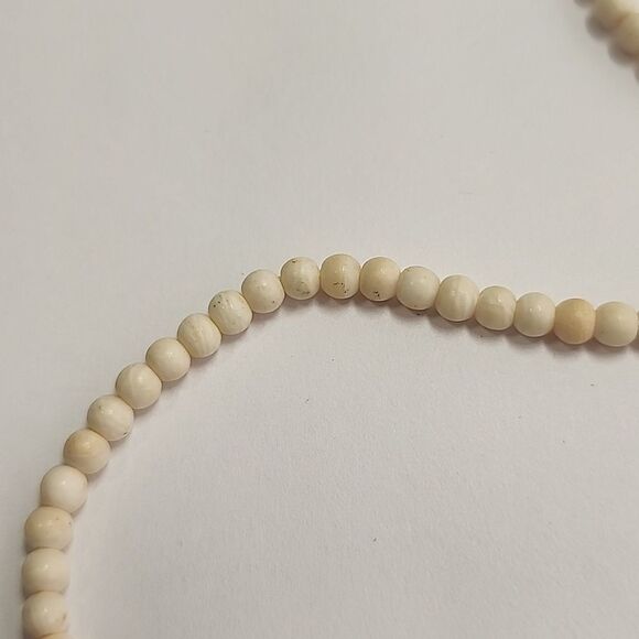 Art Deco Genuine Carved Lariat Necklace RARE TREASURE - Picture 5 of 6